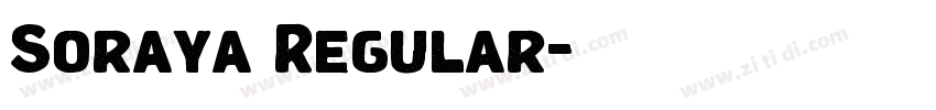 Soraya Regular字体转换 Soraya Regular字体转换
